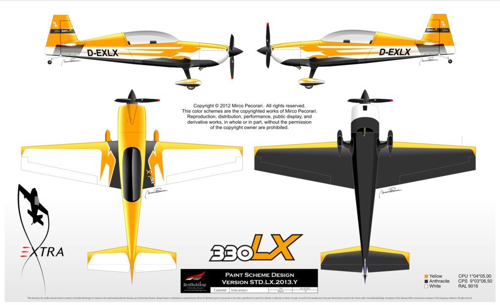 Extra330LX Paint Scheme